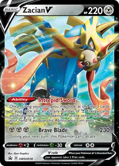 Zacian V SWSH018 - Sword & Shield Promo