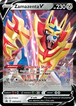 Zamazenta V SWSH019 - Sword & Shield Promo