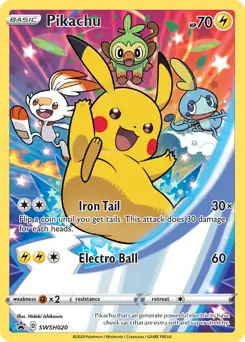 Pikachu SWSH020 - Sword & Shield Promo