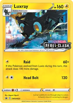 Luxray Prerelease SWSH023 - Sword & Shield Promo