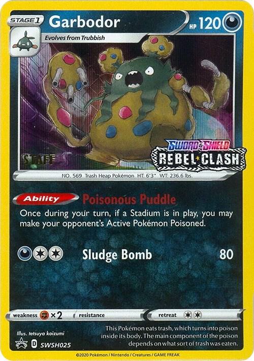Garbodor Prerelease Staff SWSH025 - Sword & Shield Promo