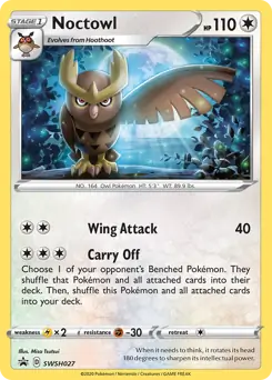 Noctowl SWSH027 - Sword & Shield Promo