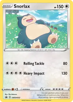 Snorlax SWSH032 - Sword & Shield Promo