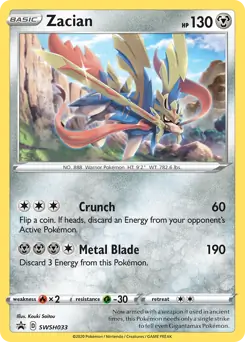 Zacian SWSH033 - Sword & Shield Promo
