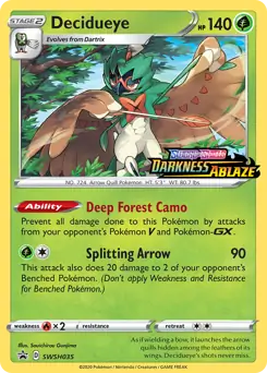 Decidueye Prerelease SWSH035 - Sword & Shield Promo