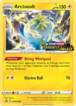 Arctozolt Prerelease SWSH036 - Sword & Shield Promo