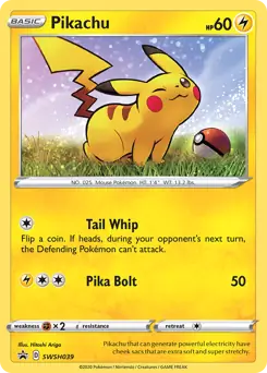Pikachu SWSH039 - Sword & Shield Promo