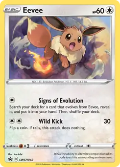 Eevee SWSH042 - Sword & Shield Promo