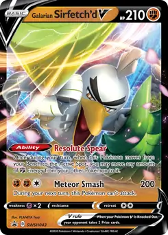 Galarian Sirfetch'd V SWSH043 - Sword & Shield Promo