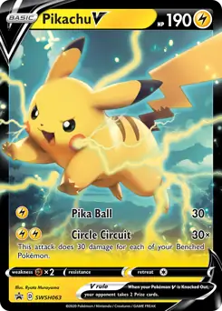 Pikachu V SWSH063 - Sword & Shield Promo