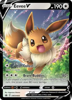 Eevee V SWSH065 - Sword & Shield Promo