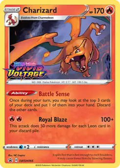 Charizard Staff Prerelease SWSH066 - Sword & Shield Promo