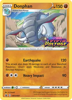 Donphan Staff Prerelease SWSH067 - Sword & Shield Promo