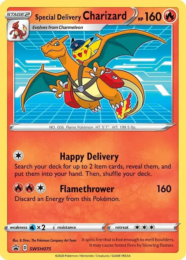 Special Delivery Charizard SWSH075 - Sword & Shield Promo