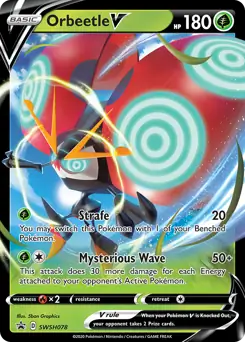 Orbeetle V SWSH078 - Sword & Shield Promo