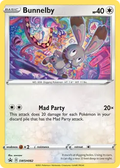 Bunnelby SWSH082 - Sword & Shield Promo