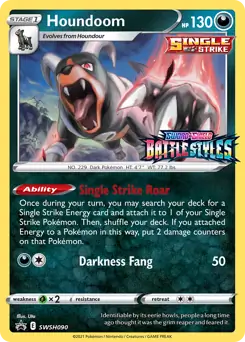 Houndoom Prerelease SWSH090 - Sword & Shield Promo