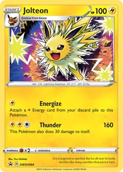 Jolteon SWSH094 - Sword & Shield Promo