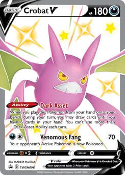 Crobat V SWSH098 - Sword & Shield Promo