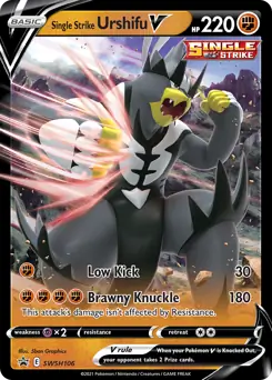 Single Strike Urshifu V SWSH106 - Sword & Shield Promo