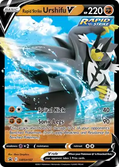 Rapid Strike Urshifu V SWSH107 - Sword & Shield Promo