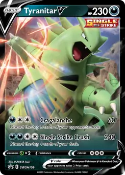 Tyranitar V SWSH109 - Sword & Shield Promo