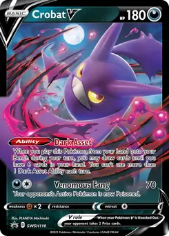 Crobat V SWSH110 - Sword & Shield Promo