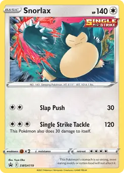 Snorlax SWSH119 - Sword & Shield Promo