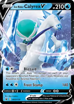 Ice Rider Calyrex V SWSH130 - Sword & Shield Promo