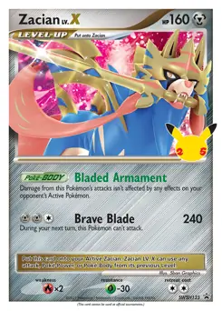 Zacian LV. X SWSH135 - Sword & Shield Promo - LP - front
