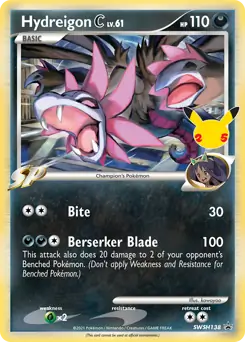 Hydreigon C lv.61 SWSH138 - Sword & Shield Promo