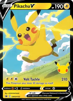 Pikachu V SWSH143 - Sword & Shield Promo