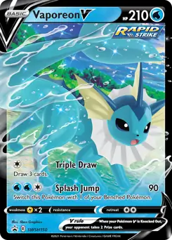 Vaporeon V SWSH150 - Sword & Shield Promo