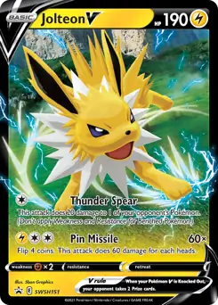Jolteon V SWSH151 - Sword & Shield Promo