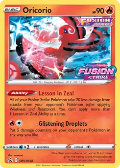 Oricorio SWSH168 - Sword & Shield Promo