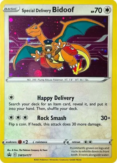 Special Delivery Bidoof SWSH177 - Sword & Shield Promo