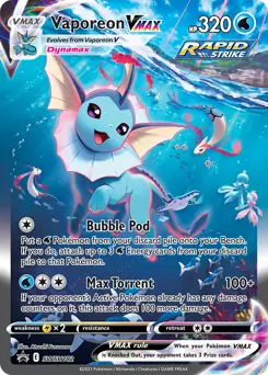 Vaporeon VMAX SWSH182 - Sword & Shield Promo