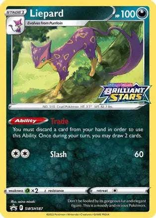 Liepard SWSH187 - Sword & Shield Promo