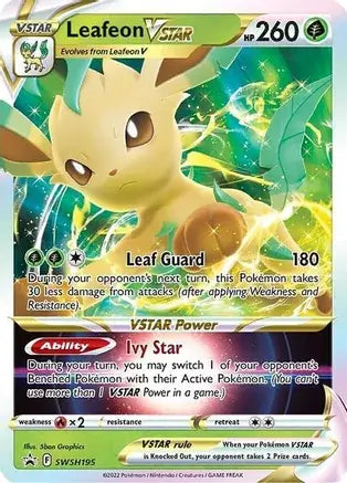 Leafeon VSTAR SWSH195 - Sword & Shield Promo