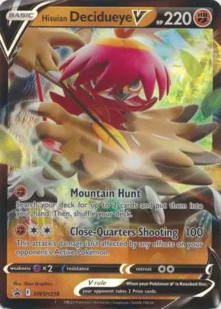 Hisuian Decidueye V SWSH238 - Sword & Shield Promo