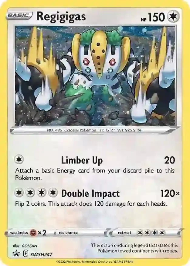 Regigigas SWSH247 - Sword & Shield Promo