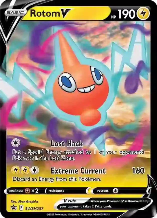 Rotom V SWSH257 - Sword & Shield Promo