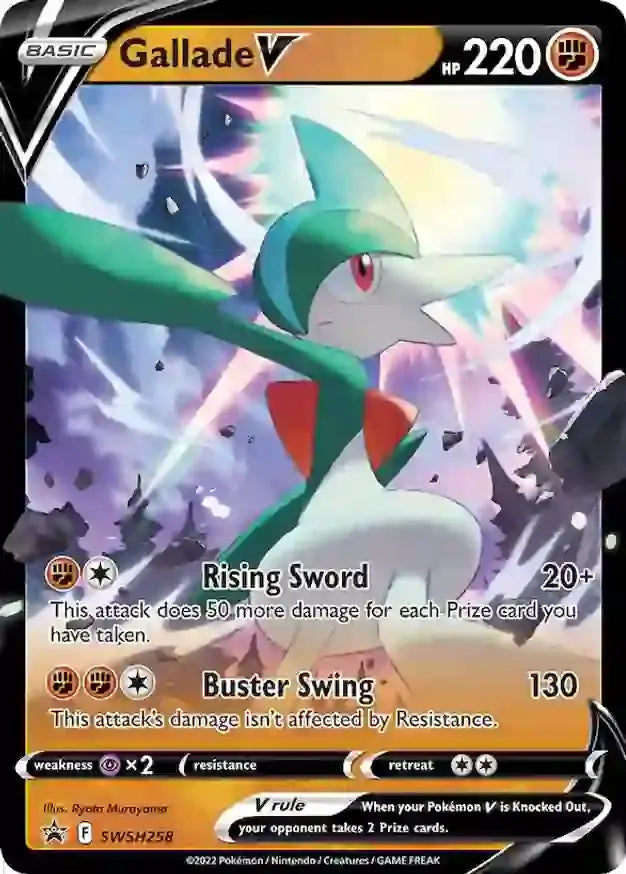 Gallade V SWSH258 - Sword & Shield Promo