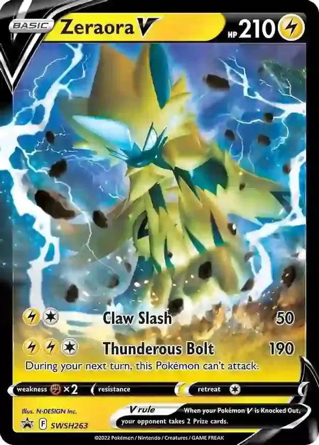 Zeraora V SWSH263 - Sword & Shield Promo