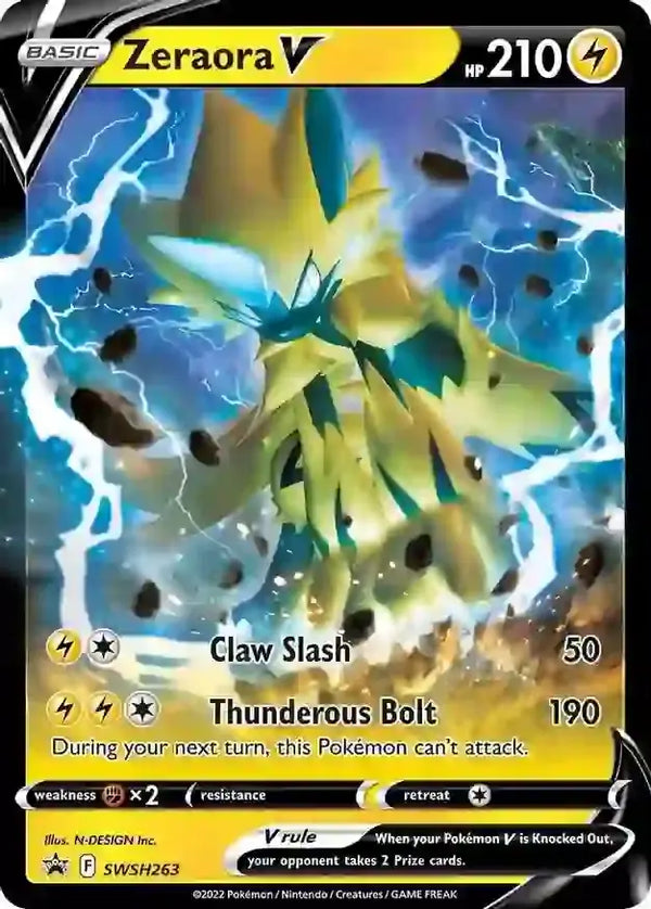 Zeraora V SWSH263 - Sword & Shield Promo - LABOGE