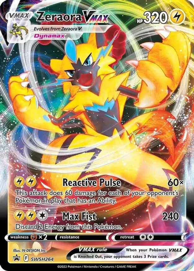 Zeraora VMAX SWSH264 - Sword & Shield Promo