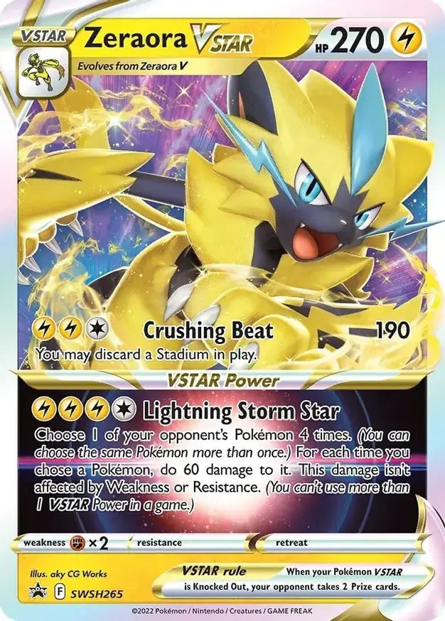 Zeraora VSTAR SWSH265 - Sword & Shield Promo