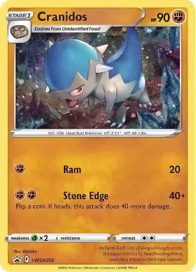 Cranidos SWSH274 - Sword & Shield Promo