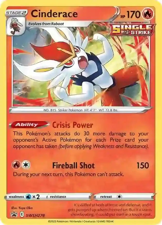 Cinderace SWSH278 - Sword & Shield Promo