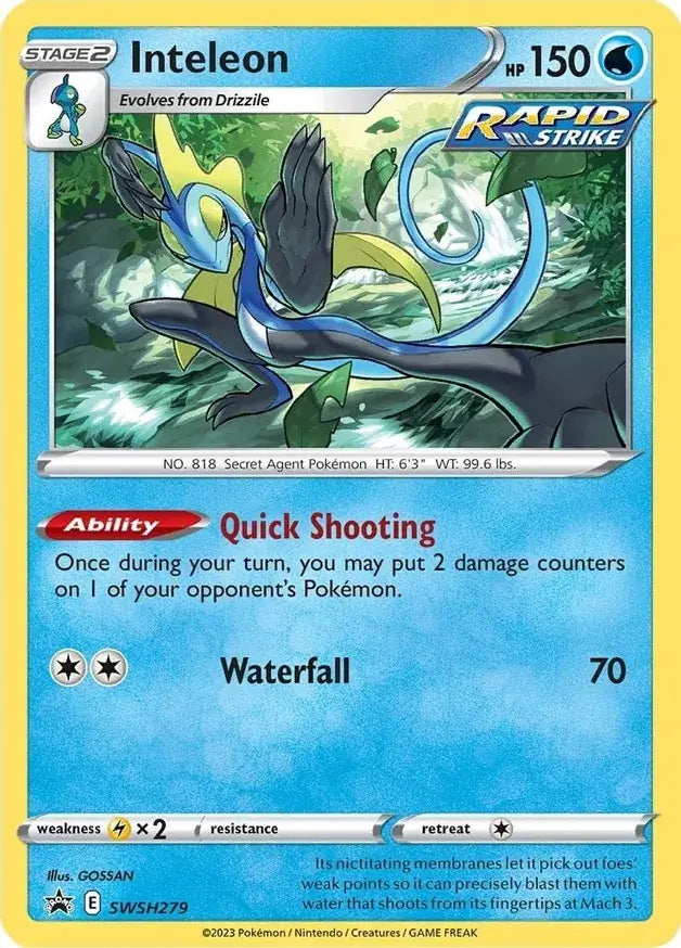 Inteleon SWSH279 - Sword & Shield Promo
